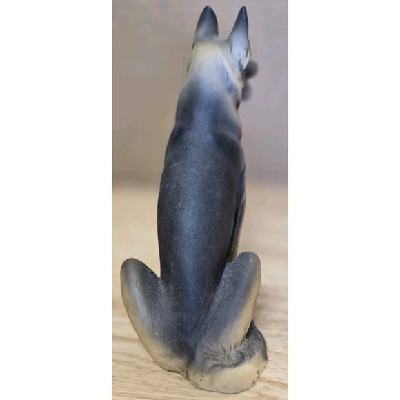 Vtg 1978 Sitting German Shepard Dog Porcelain Statue Aldon 7.5” Japan - Picture 7 of 9